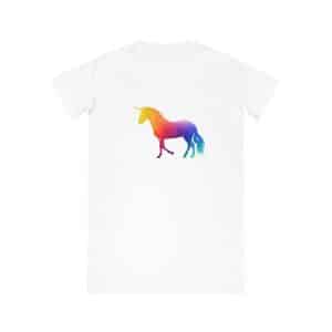 Magic Unicorn Spinner T-Shirt Dress