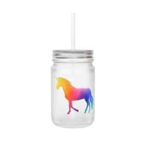 Magic Unicorn Mason Jar