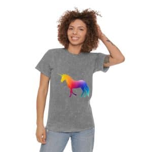 Magic Unicorn Unisex Mineral Wash T-Shirt