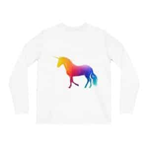 Magic Unicorn Unisex Shifts Dry Organic Long Sleeve Tee