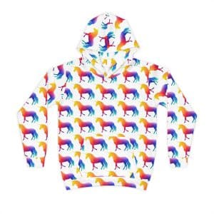 Magic Unicorn Children's Hoodie (AOP)