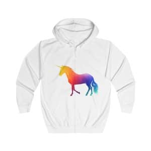 Magic Unicorn Unisex Full Zip Hoodie