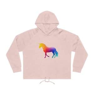 Magic Unicorn Women's Bower Cropped Hoodie Sweatshirt