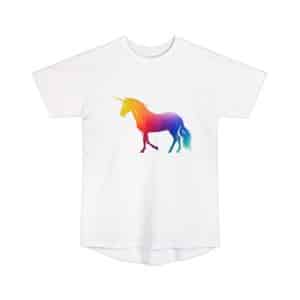 Magic Unicorn Unisex Long Body Urban Tee