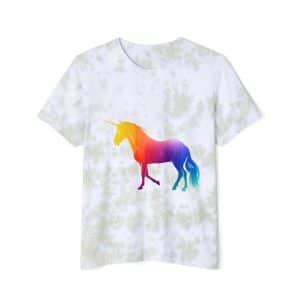 Magic Unicorn Unisex FWD Fashion Tie-Dyed T-Shirt