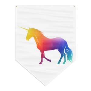 Magic Unicorn Pennant Banner