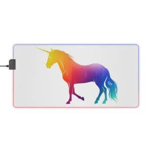 Magic Unicorn LED Gaming Mouse Pad