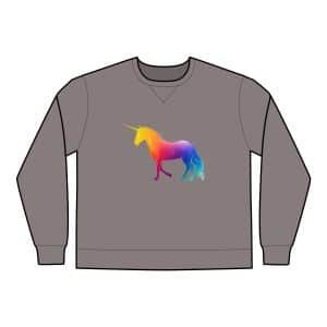 Magic Unicorn Unisex ComfortWash® Garment Dyed Crewneck Sweatshirt