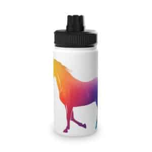 Magic Unicorn Stainless Steel Water Bottle, Sports Lid