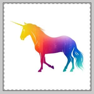 Magic Unicorn Poly Twill Napkin