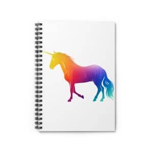 Magic Unicorn Spiral Notebook - Ruled Line