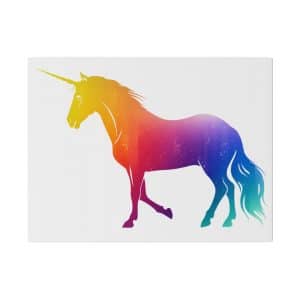 Magic Unicorn Matte Canvas, Stretched, 0.75"