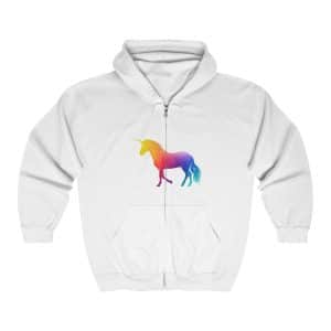 Magic Unicorn Unisex Heavy Blend™ Full Zip Hooded Sweatshirt