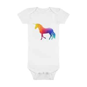 Magic Unicorn Onesie® Organic Baby Bodysuit