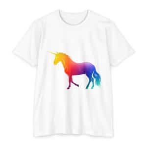 Magic Unicorn Unisex CVC Jersey T-shirt