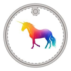 Magic Unicorn Acrylic Ornament