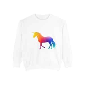 Magic Unicorn Unisex Garment-Dyed Sweatshirt