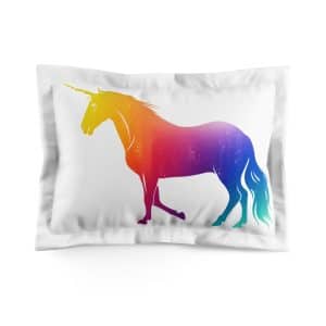 Magic Unicorn Microfiber Pillow Sham