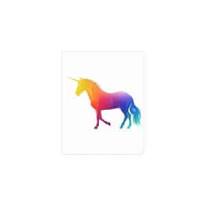 Magic Unicorn Indoor and Outdoor Silk Posters