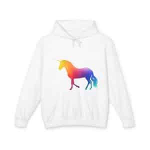 Magic Unicorn Unisex Lightweight Hooded Sweatshirt