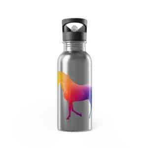 Magic Unicorn Stainless Steel Water Bottle With Straw, 20oz