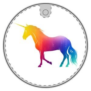 Magic Unicorn Ceramic Decoration Ornament, (1pc)