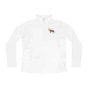 Magic Unicorn Ladies Quarter-Zip Pullover