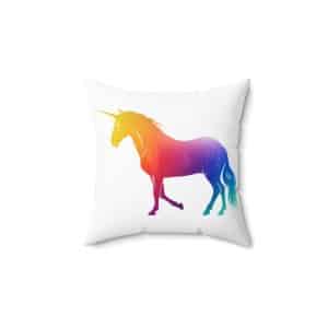 Magic Unicorn Spun Polyester Square Pillow