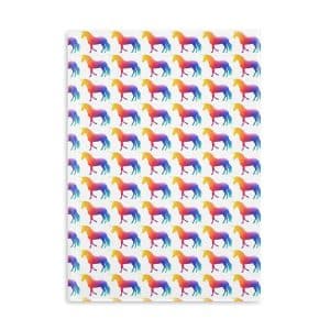 Magic Unicorn Hardcover Notebook with Puffy Covers