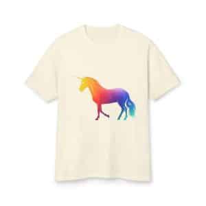 Magic Unicorn Unisex Garment-Dyed Heavyweight Cotton Tee