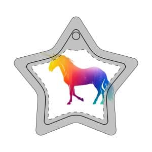 Magic Unicorn Ceramic Ornaments, 1-Side Print