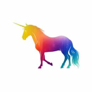 Magic Unicorn Die-Cut Stickers, (DTF)