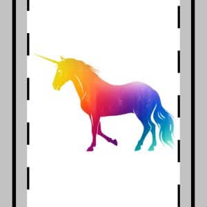 Magic Unicorn Custom Shape Magnets