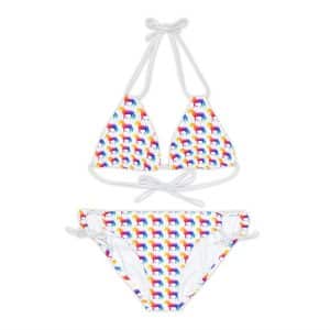 Magic Unicorn Strappy Bikini Set (AOP)