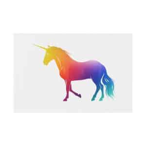 Magic Unicorn Plastic Yard Sign