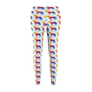 Magic Unicorn Women's Cut & Sew Casual Leggings (AOP)