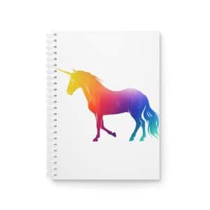 Magic Unicorn Spiral Notebook