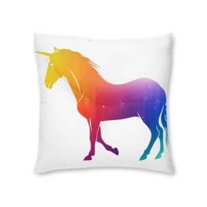 Magic Unicorn Tufted Floor Pillow, Square