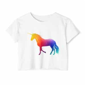 Magic Unicorn Women's Festival Crop Top