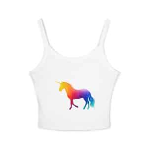 Magic Unicorn Women's Spaghetti Strap Tank Top