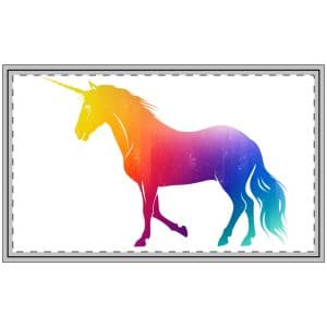 Magic Unicorn Polyester Doormat