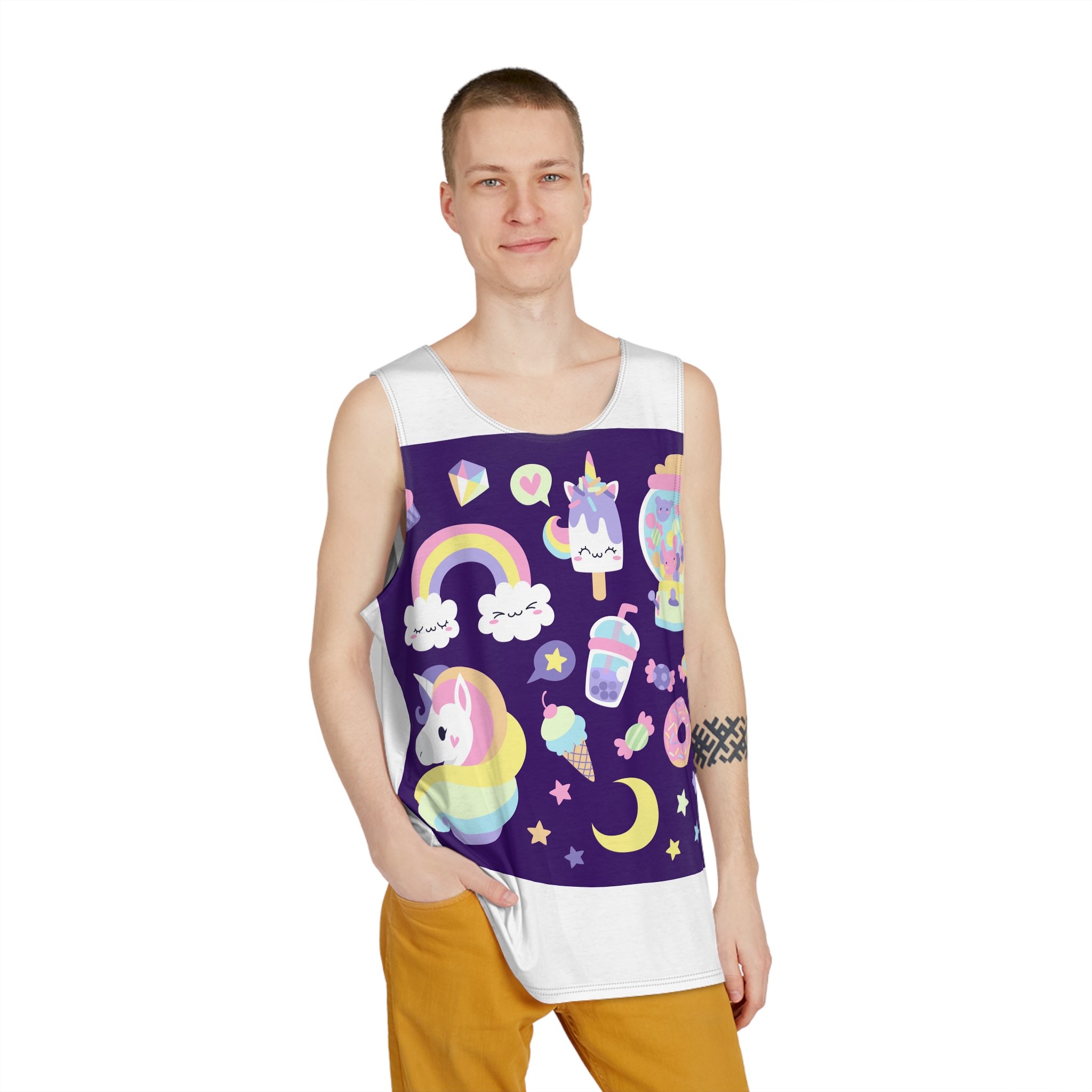Unicorn V745 Mens Tank Aop - Image 3