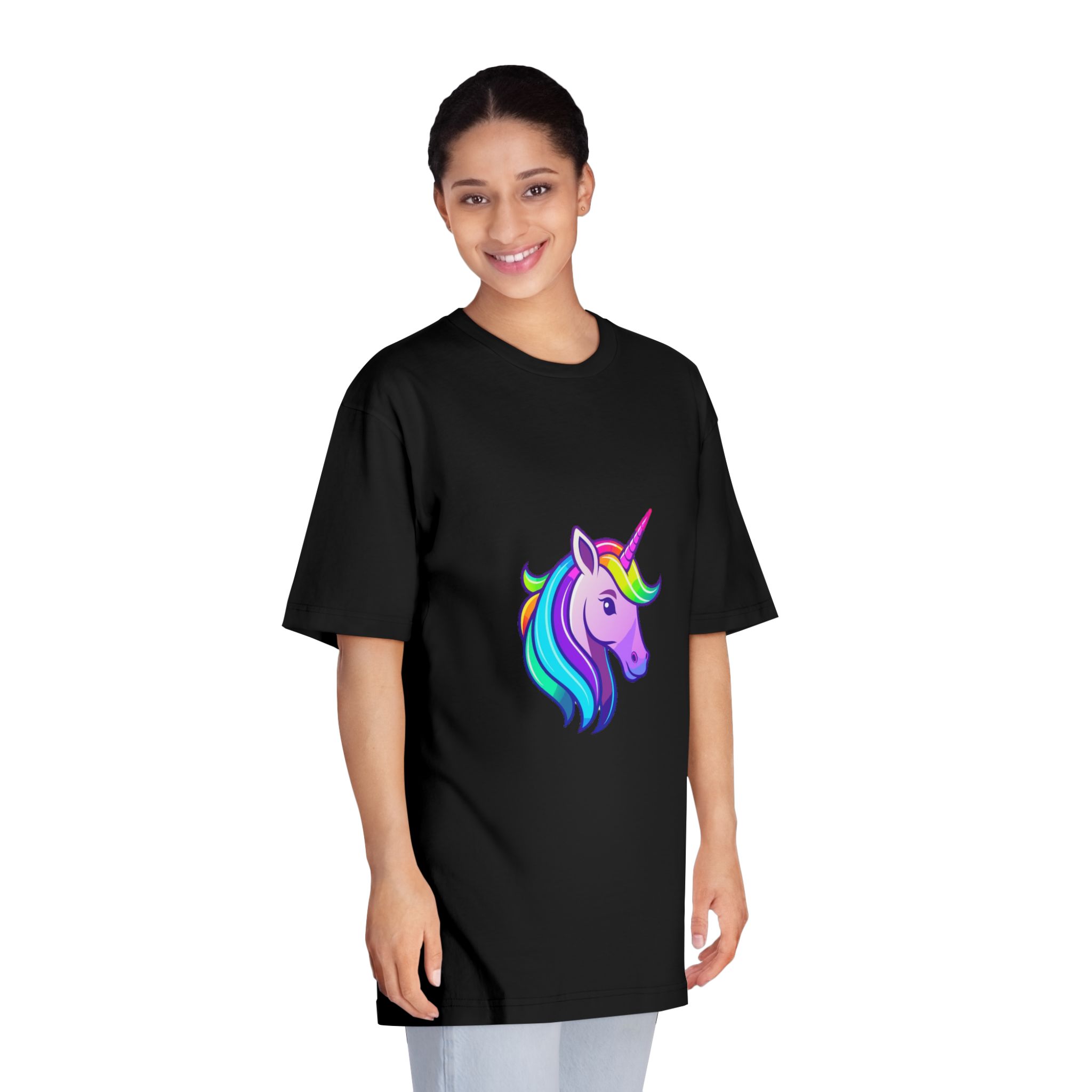 Unicorn 1 Unisex Classic Crewneck T Shirt - Image 7