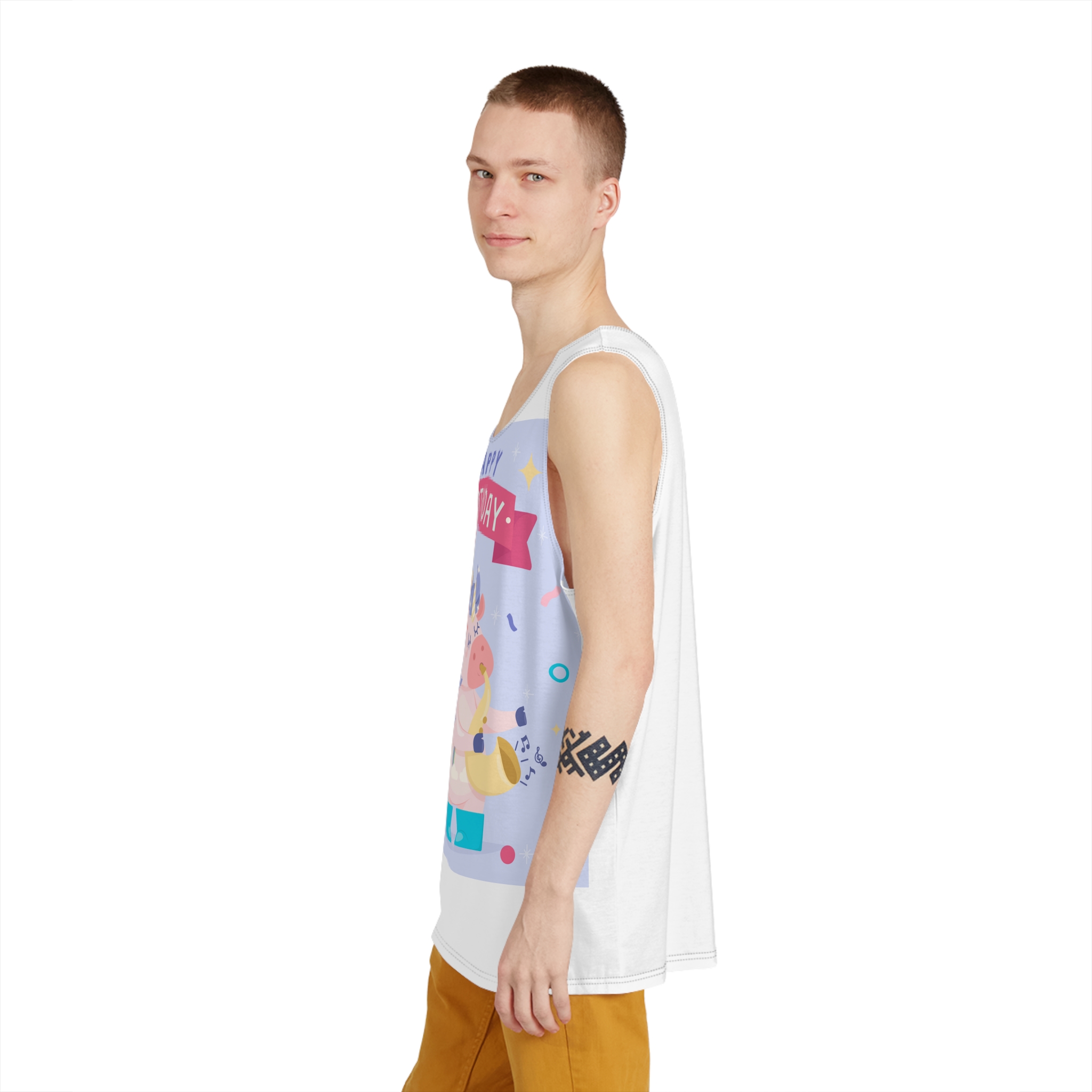 Unicorn V740 Mens Tank Aop