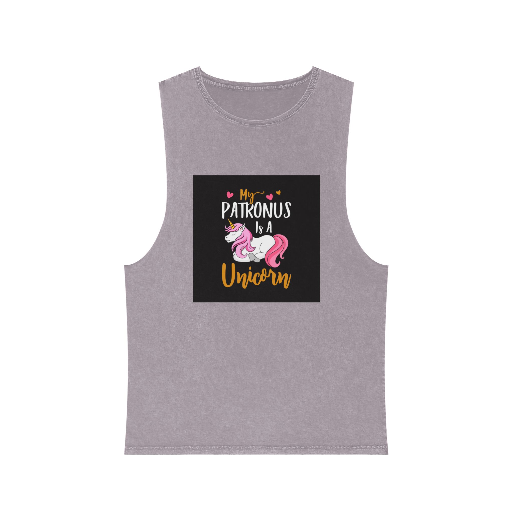 Unicorn 18 Unisex Stonewash Tank Top - Image 17