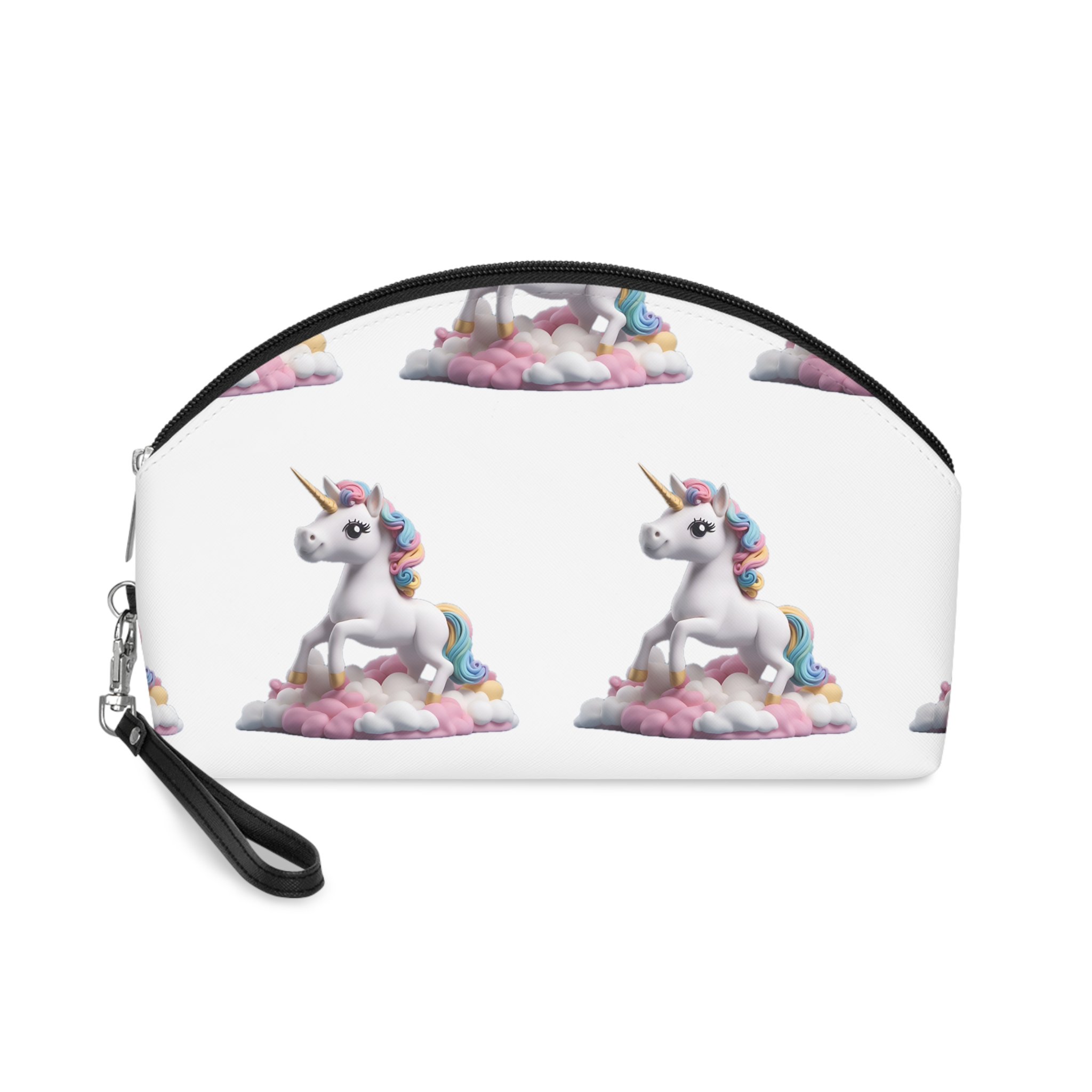 Unicorn Cloud Clouds 3d Rendering Makeup Bag