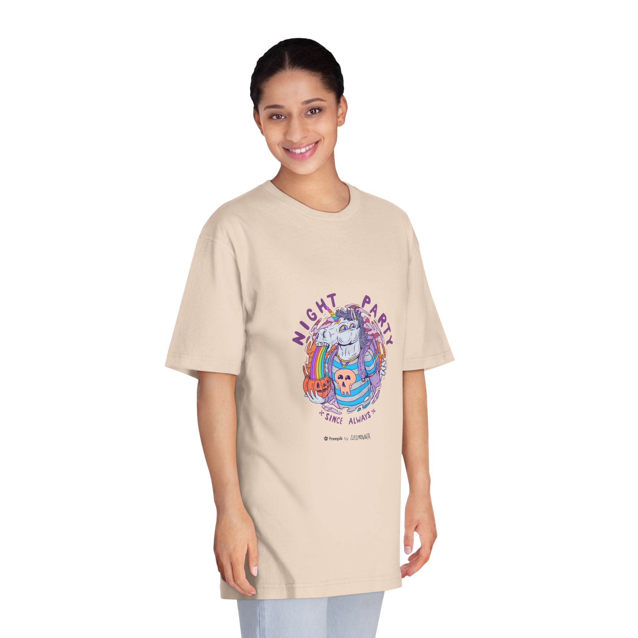 Unicorn V691 Unisex Classic Crewneck T Shirt - Image 11
