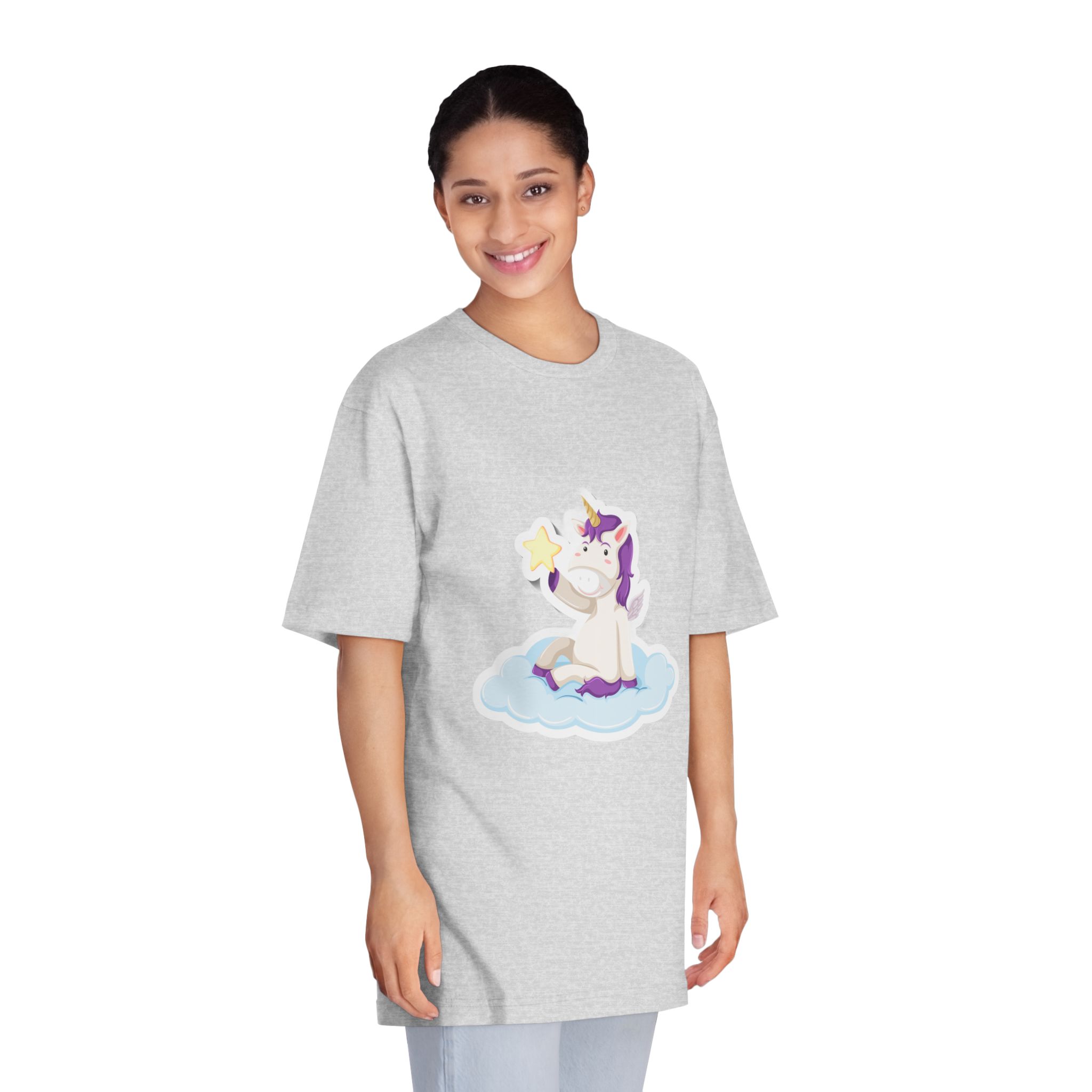 Unicorn V679 Unisex Classic Crewneck T Shirt - Image 15
