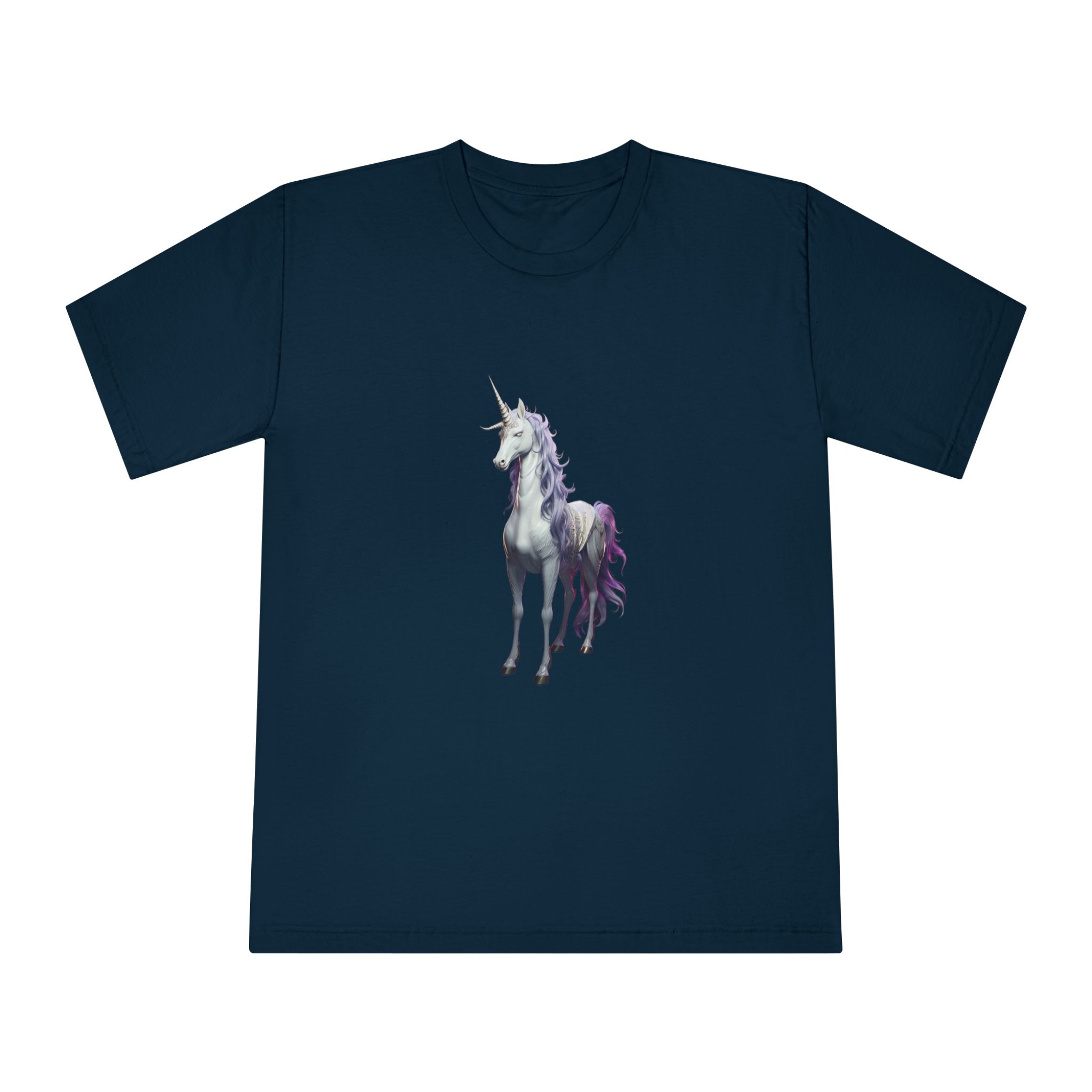 Unicorn With Pink Tone Colors Copy Unisex Classic Crewneck T Shirt - Image 17