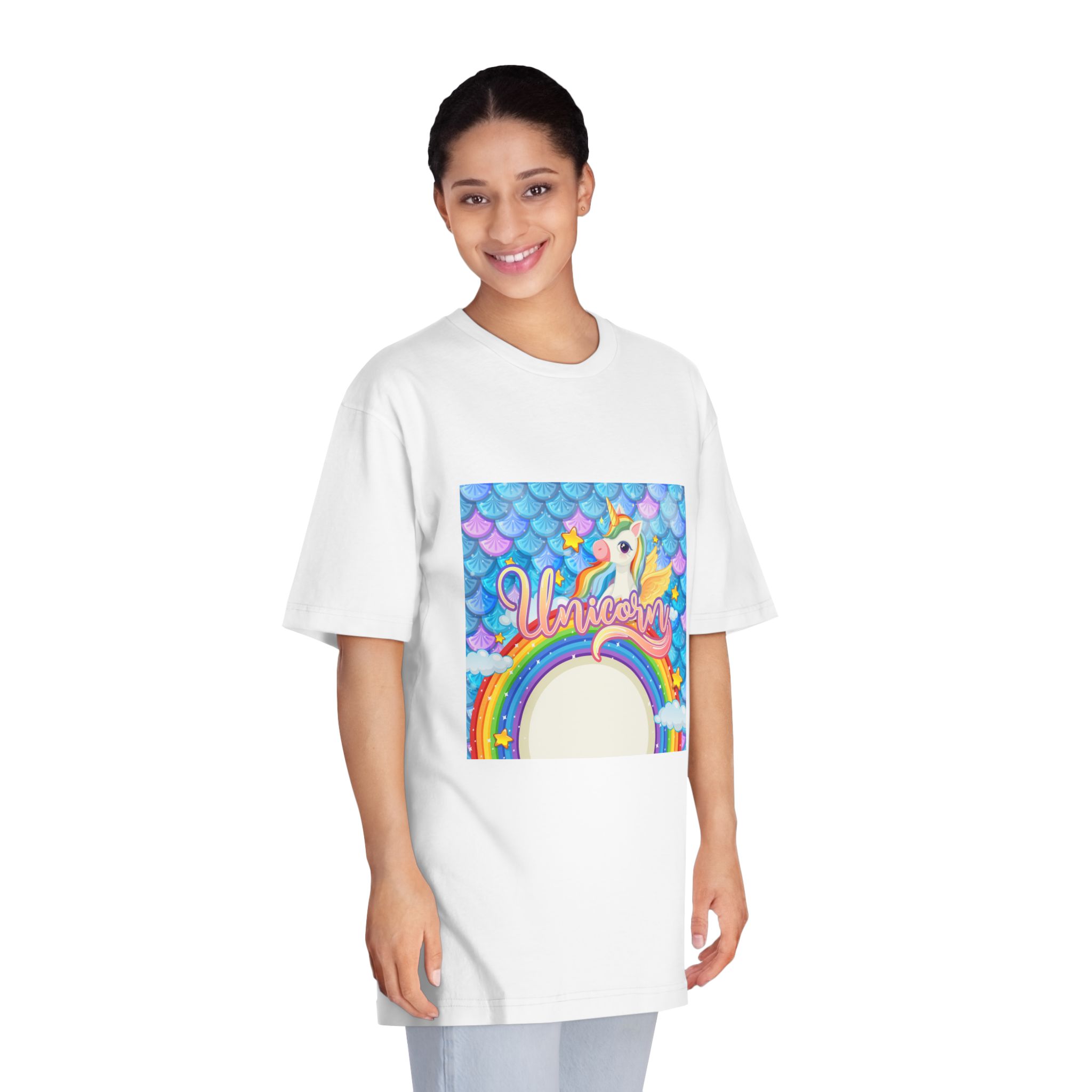 Unicorn V600 Unisex Classic Crewneck T Shirt - Image 3